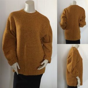 Free People Heather Knit Boyfriend Sweater